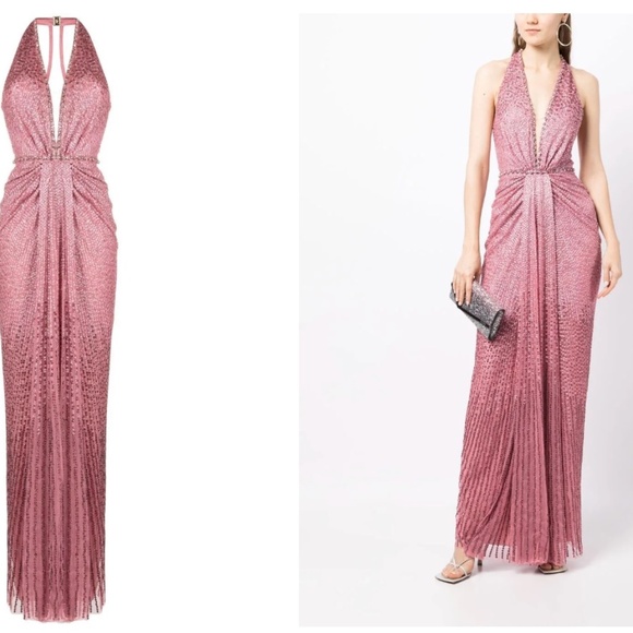 Rose Gold: Jenny Packham Zooey sequin-embellished dress - www.threedaughtersproperties.com Rose Gold: Jenny Packham Zooey sequin-embellished dress - www.threedaughtersproperties.com